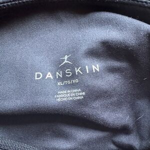 Danskin Black High Rise Leggings Size XL